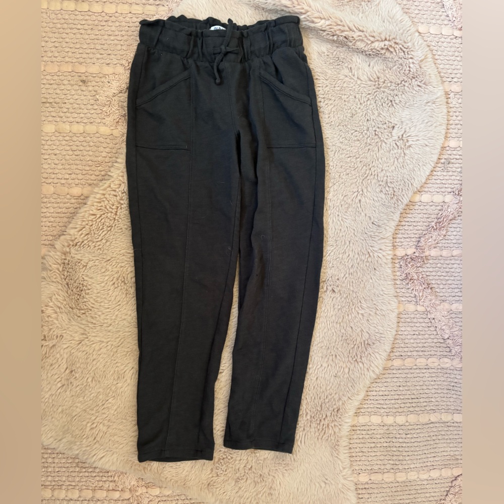 Old Navy / Charcoal Girls straight leg comfy pants